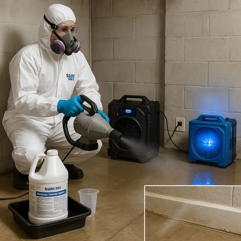 Sanitization and Odor Removal process in Swanton, VT